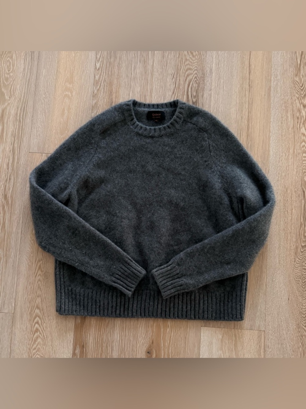 Quince Luxe Baby Cashmere Crewneck Sweater
